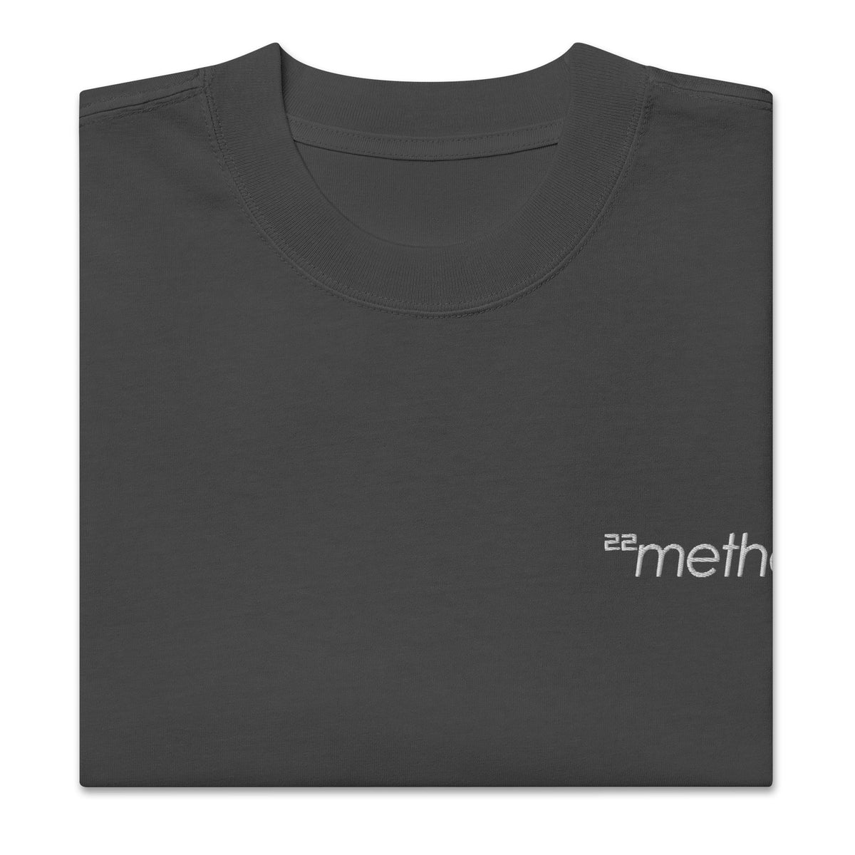 Embroidered Oversized Tee with 22method Logo