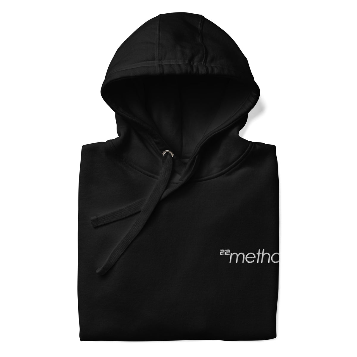 Embroidered Hoodie with 22method Logo
