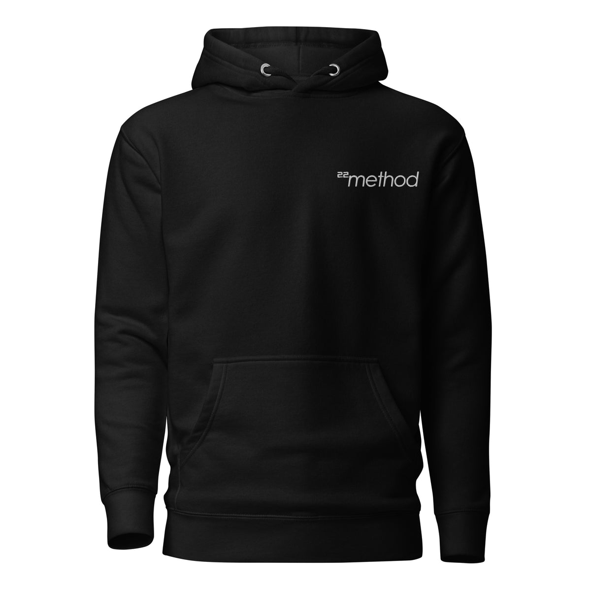 Embroidered Hoodie with 22method Logo