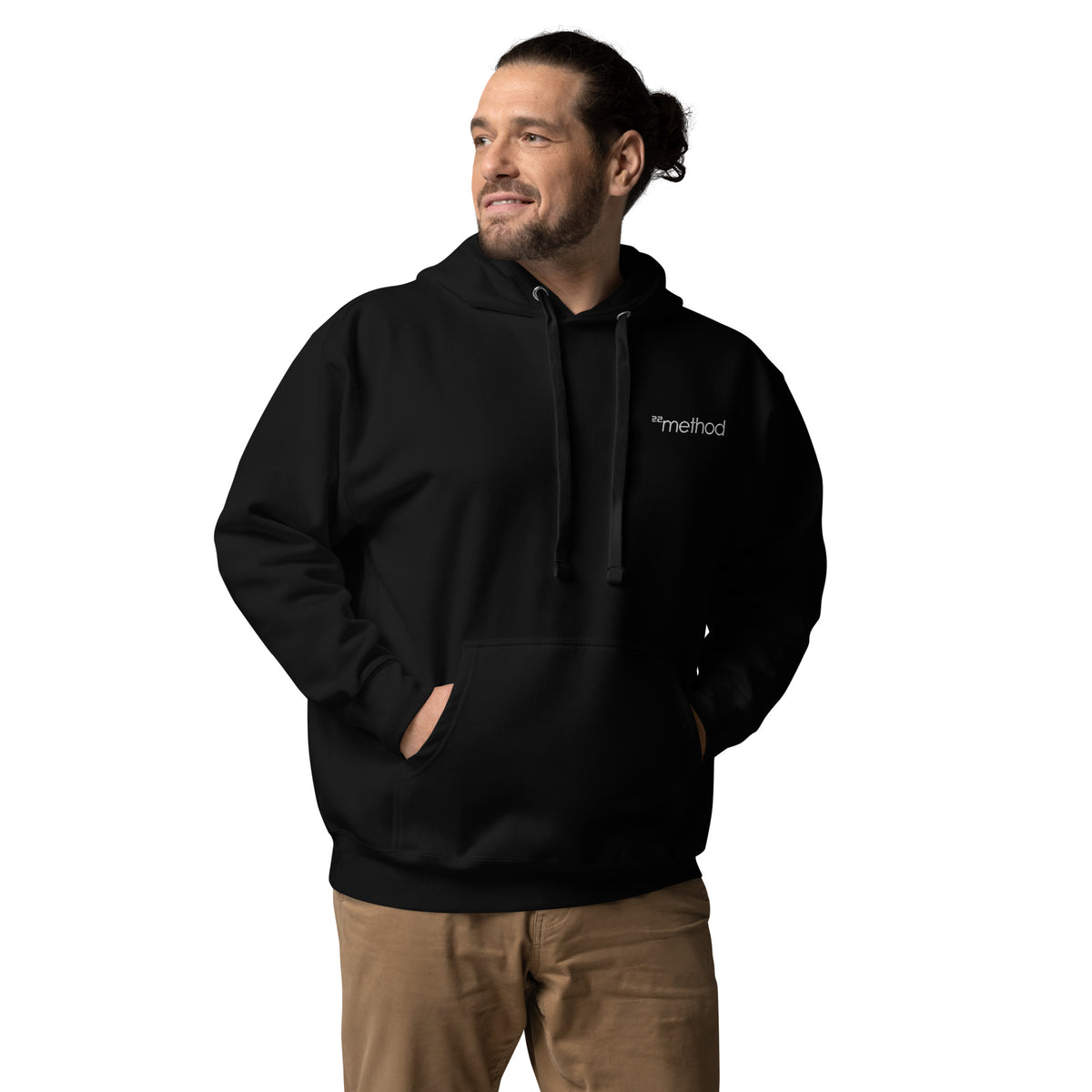 Embroidered Hoodie with 22method Logo