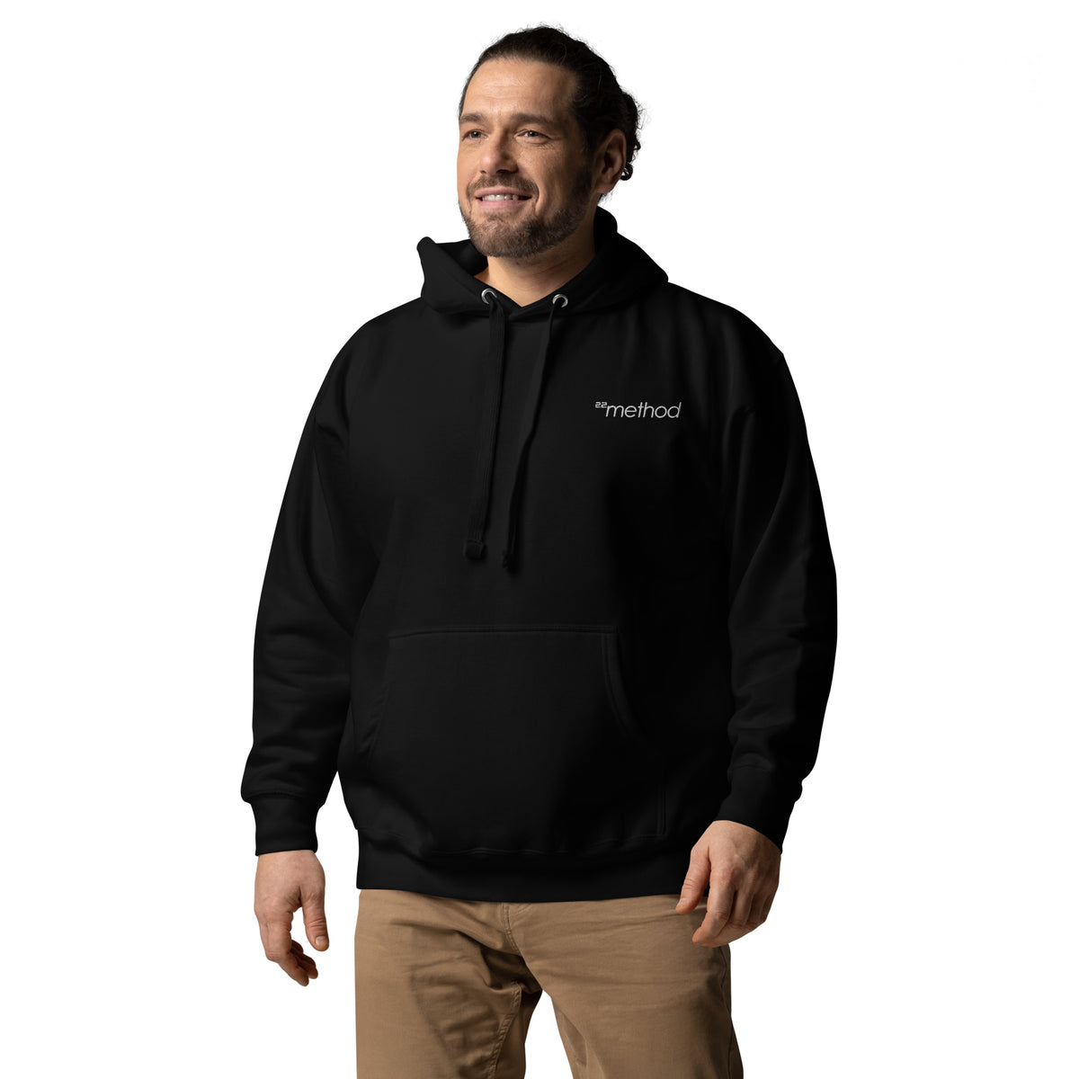 Embroidered Hoodie with 22method Logo