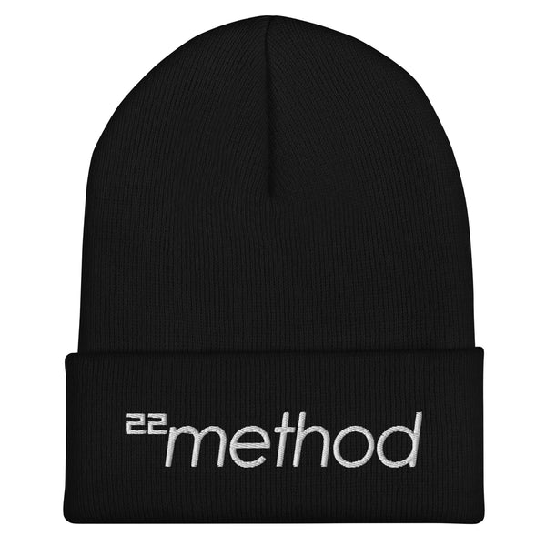Embroidered Beanie with 22method Logo