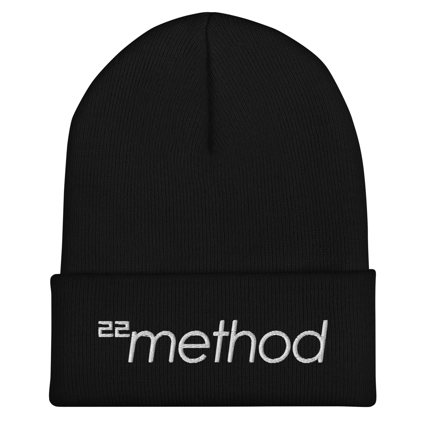 Embroidered Beanie with 22method Logo