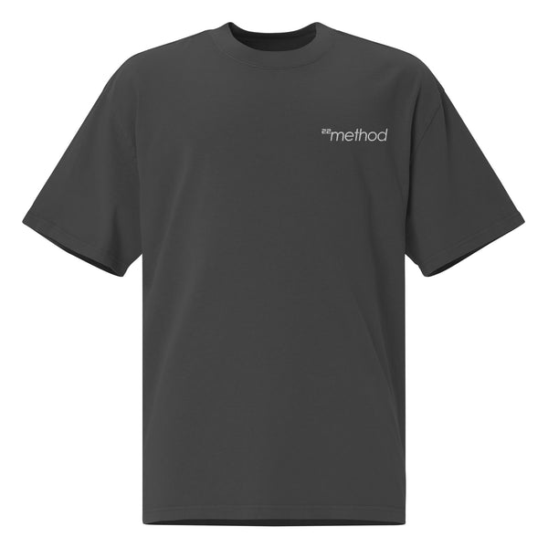 Embroidered Oversized Tee with 22method Logo